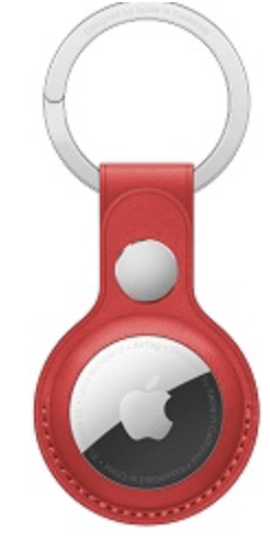 Apple Llavero de piel para AirTag Rojo MK103ZM/A