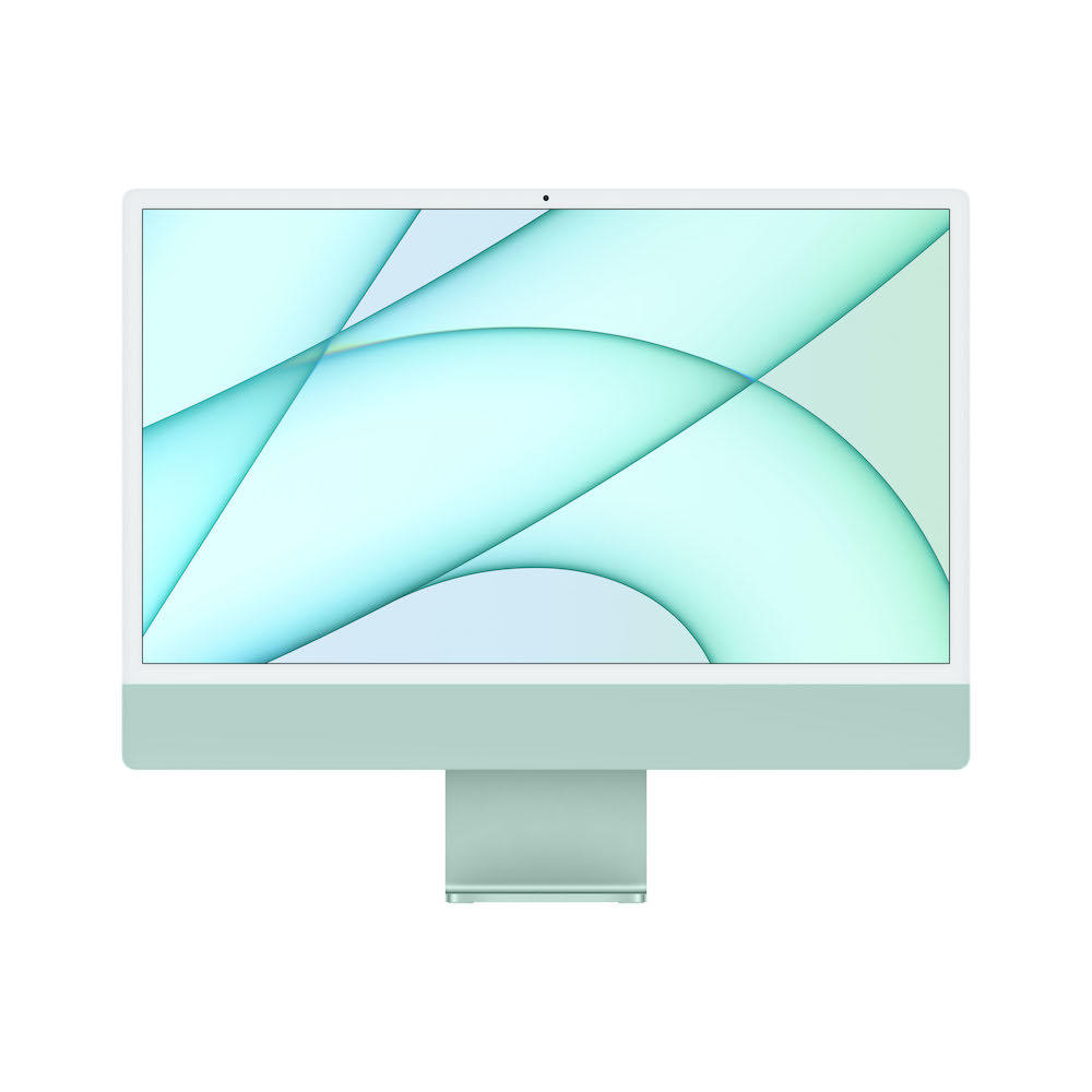 Apple iMac 24" 4,5K Chip M1 | 8GB RAM | 256GB SSD | GPU 8 núcleos | Verde - MGPH3Y/A