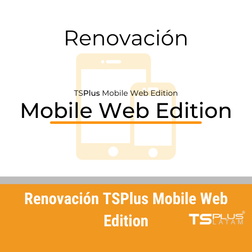 RENOVACIÓN TS PLUS MOBILE WEB EDITION - 3 USUARIOS - Renovación anual