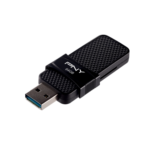 Pendrive PNY Duo-Link 64GB USB-C 3.1 Color Negro