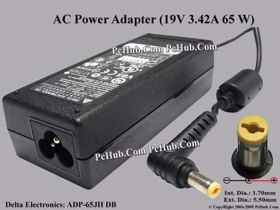 AP.06503.024 ACER AC-ADAPTER 65W 19V SIN CABLE 220v