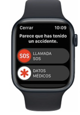 Apple Watch Series 8 GPS + Cellular Caja aluminio Medianoche 45mm Correa deportiva Medianoche MNK43TY/A