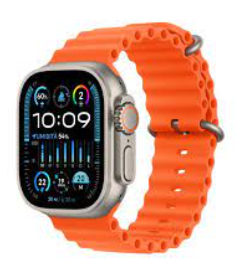 Apple Watch Ultra 2 GPS + Cellular Caja de titanio de 49mm Correa Ocean Naranja MREH3TY/A