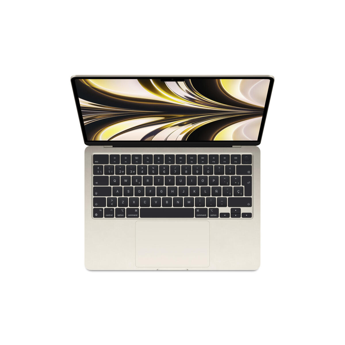 Apple MacBook Air 13" Chip M2 | 8GB RAM | 256GB SSD | CPU 8 núcleos | Blanco estrella - MLY13Y/A