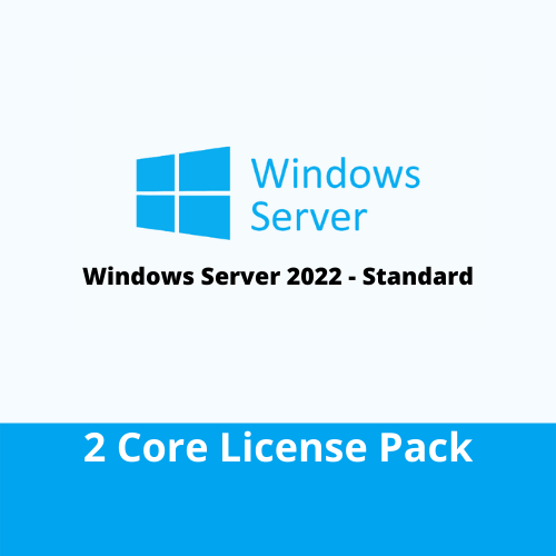 Windows Server 2022 Standard - 2 Cores - Licencia Perpetua