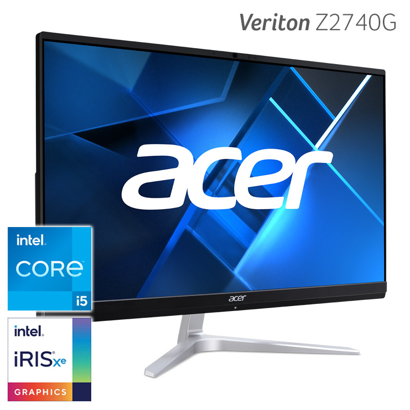 Acer Veriton Essential Z PC AIO | Intel Core i5-1135G7 | 8GB | 512GB SSD | 23.8" | Negro - VEZ2740G